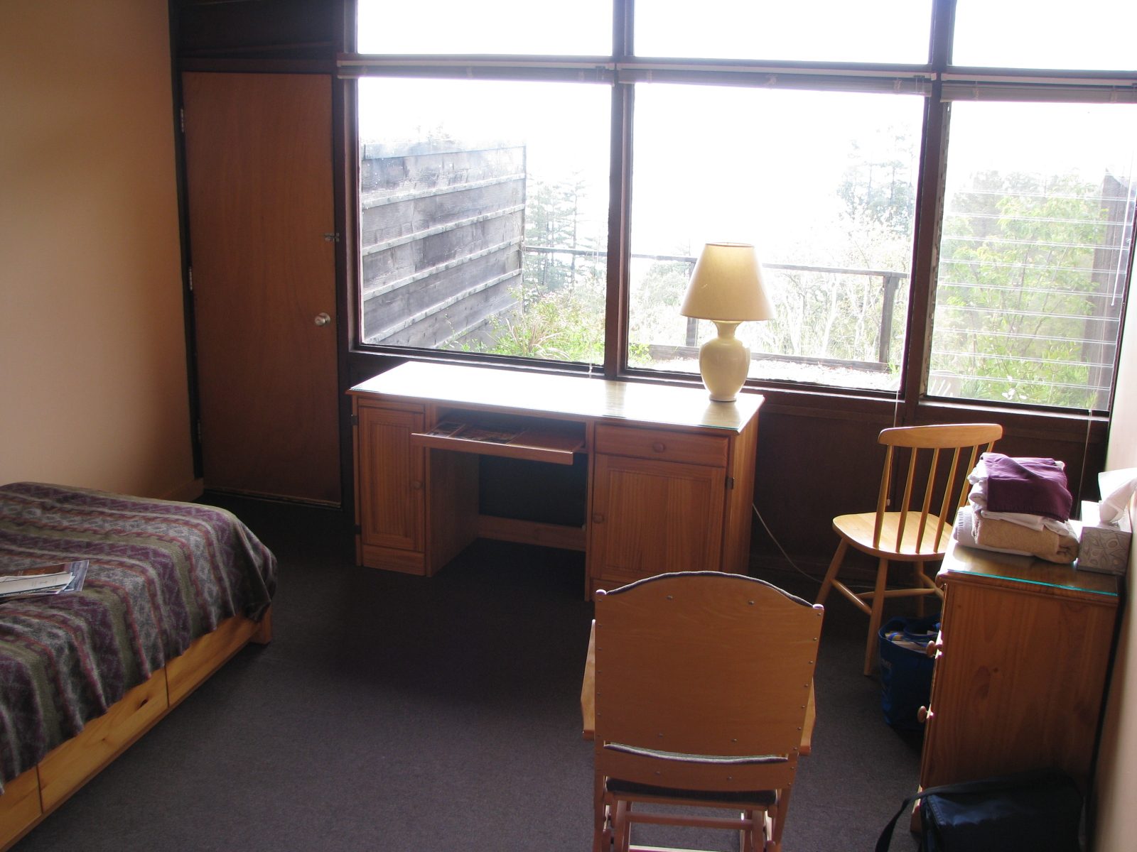 The room at the hermitage in Big Sur